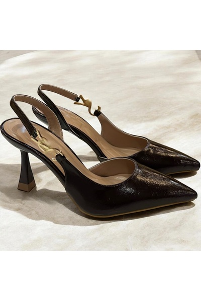 runa shoes Pantofi cu toc stiletto, cu detaliu de cataramă metalică și spate ...