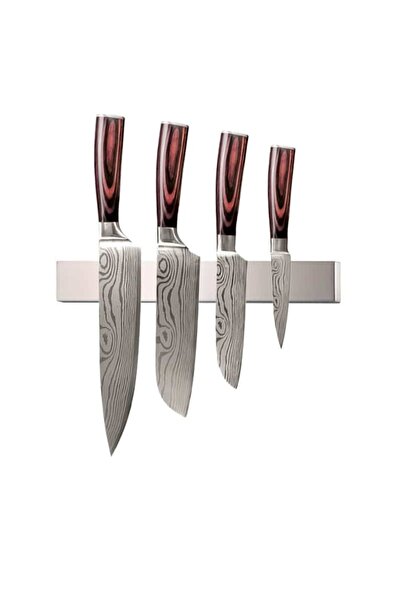 hocho Set 4 cutite cu suport magnetic profesional 45 cm HOCHO, otel Japonez H...