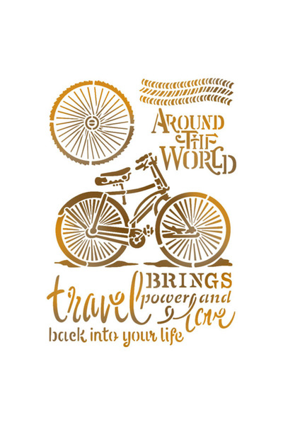 Stamperia KSG397 Stencil G 21x29.7 Cms