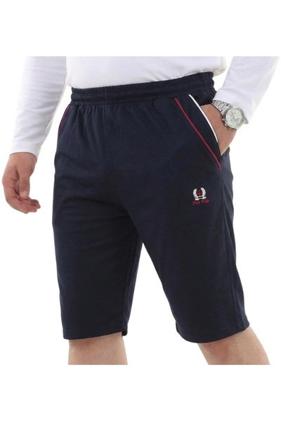 marufshop Comfortable Fit Lycra Combed Cotton Capri Navy Blue, Suitable for M...
