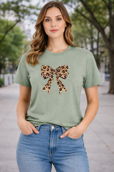 herkesemoda Tricou de bază cu imprimeu panglică