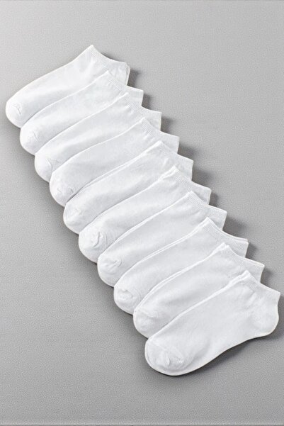 Esinti 10 Pairs of Cotton Short Booties Socks – Men's & Women's Ankle Length ...