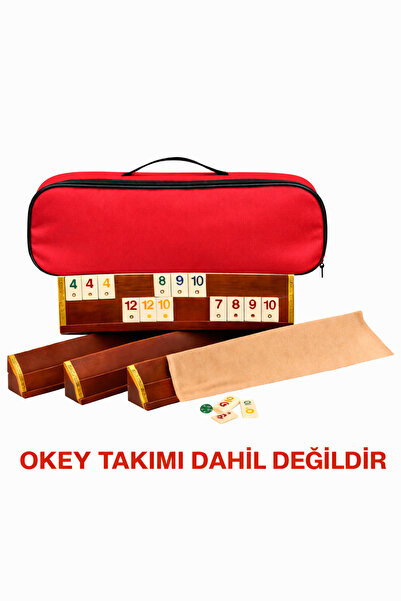 HBS Okey Bag & Dart Bag – 50×20×10 Cm, Fabric Portable Player Bag with Zipper