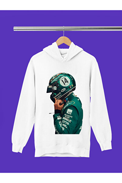 MAGORS Hanorac F1 pentru copii, cu glugă, imprimat Fernando Alonso, calitate ...