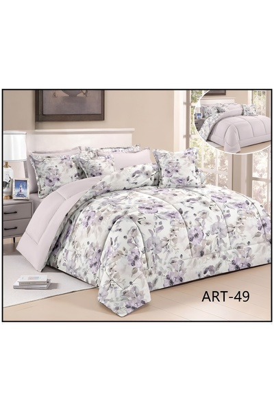 modern suite Selena | Floral Single Sided Single Bedspread Set, 5 Pieces, 210...