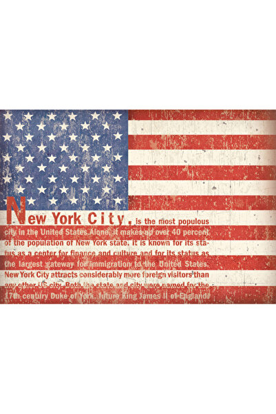 Stamperia DFSA4052 A4 RICE PAPER FOR DECOUPAGE – TRAVEL USA FLAG