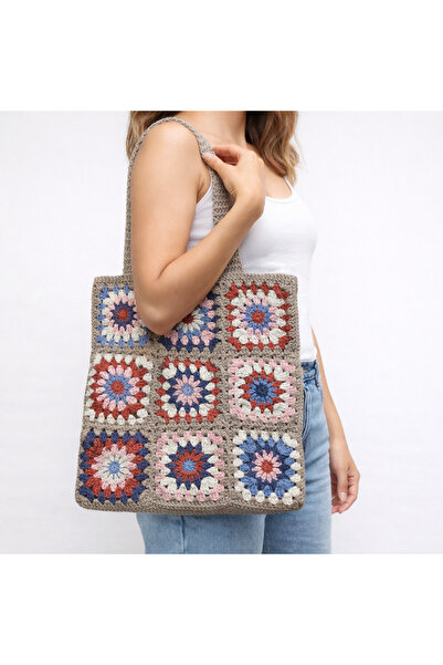 lupi Motifed Bag Hand Knitted Pinterest Bag