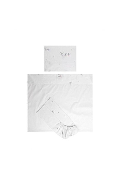 LORELLİ Bed linen set 60 x 120 cm Tiny Dream, 3 pieces, ranforce Cotton , White