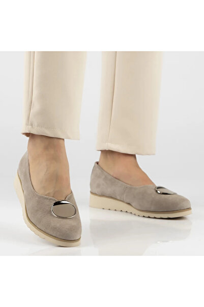 Filippo Leather shoes 6095 beige velour