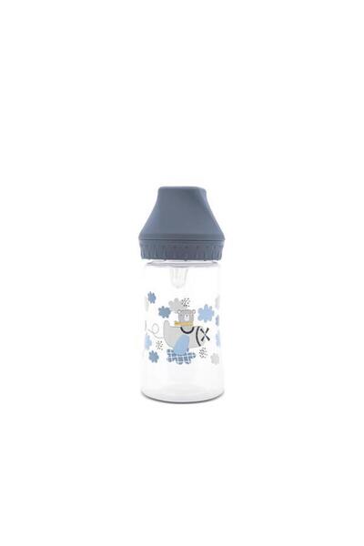 LORELLİ My Friend Cameo Blue wide-neck bottle, soft silicone nipple, 0 months...