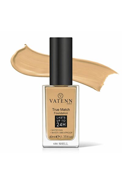 VATENN ITALY True Match Foundation 686 Shell