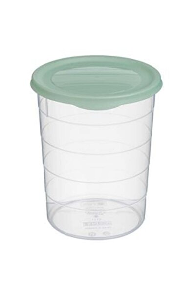 OEM Transparent Container with Mint Green Lid 1.1 L