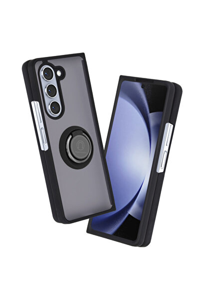 Techsuit Carcasă Glinth pentru Samsung Galaxy Z Fold 5 cu inel magnetic pentr...