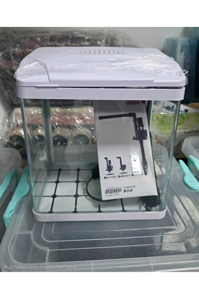 Has İTHAL BEYAZ AKVARYUM 23X25X15 CM