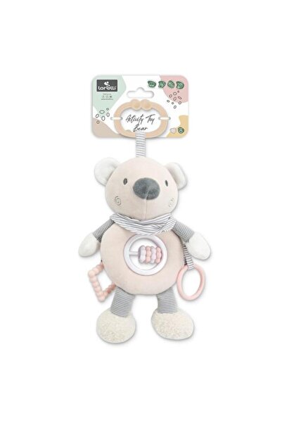 LORELLİ Beige Teddy Bear plush toy, activity toy, 24 cm, 0 months+