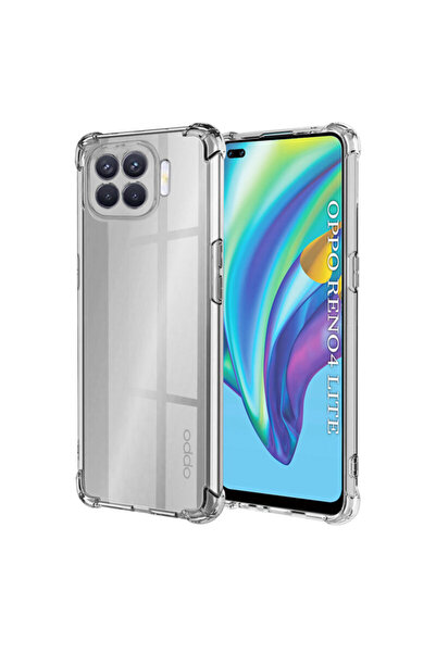 Techsuit Carcasă din silicon transparent rezistentă la șocuri pentru Oppo Ren...