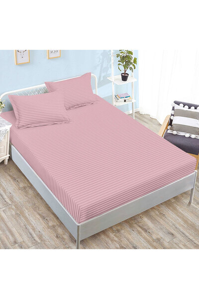 TextiLici Damask-polycotton bed cover set, universal, 160 or 180 x200 cm, wit...