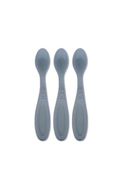 LORELLİ Set of 3 My Friend spoons, rounded edge, 6 months+, Blue