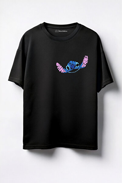 Merch&ice تي شيرت أوهانا ستيتش مطبوع للجنسين مقاس كبير