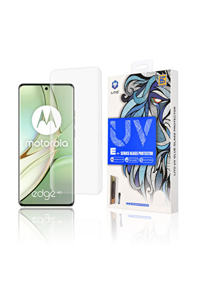 Lito UV Glue Glass Film for Motorola Edge 40, Transparent