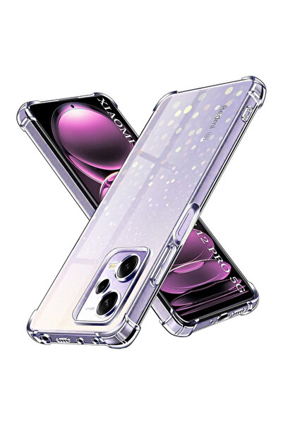 Techsuit Carcasă din silicon transparentă rezistentă la șocuri pentru Xiaomi ...