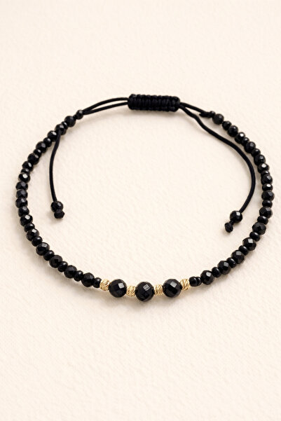 OEMN Marina Bijoux bracelet with Beaded , spinel and 14K gold, handmade, adju...