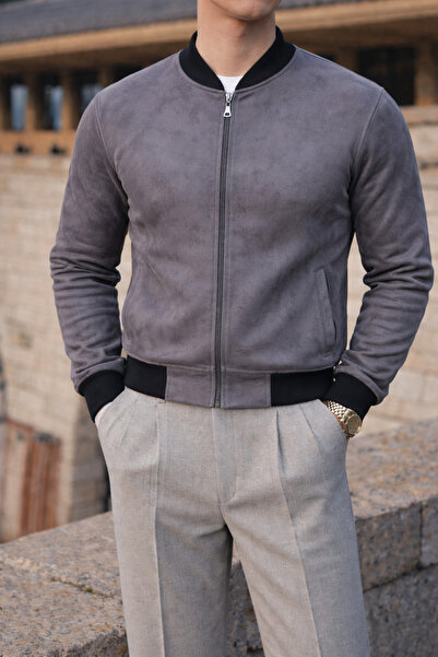 comstar Men's Smart Casual Smoked Nubuck Jacket