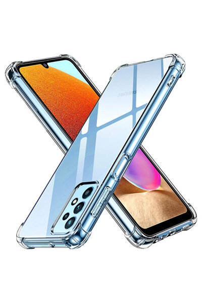 Techsuit Carcasă din silicon transparentă rezistentă la șocuri pentru Samsung...