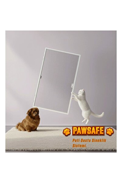 Palace Aluminium PawSafe Menteşeli Pencere Sineklik Sistemi – Kedi Dostu Tasa...