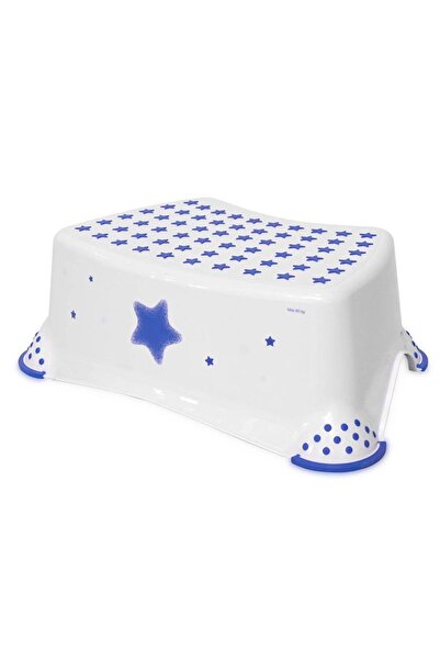 LORELLİ Повдигач за баня Stars Blue, неплъзгащ се, 40.5x29x14 см, бял
