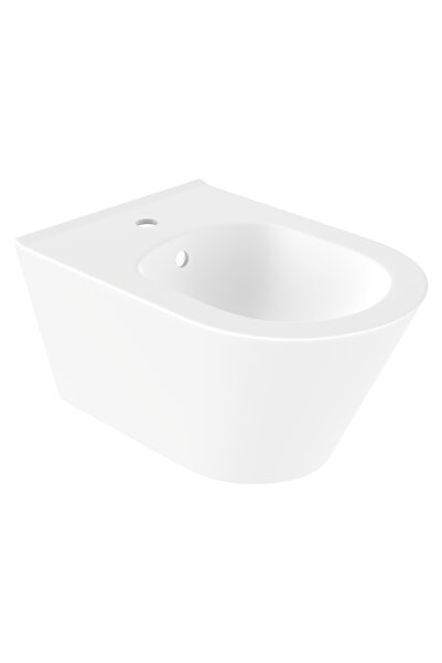 CELESTA Bideu Ava suspendat fără rampă, 53x35.5 cm, ceramică albă mată