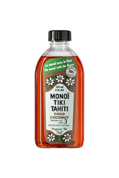 Tiki Tahiti Ulei de plajă Monoi COCO SPF 3 120ml