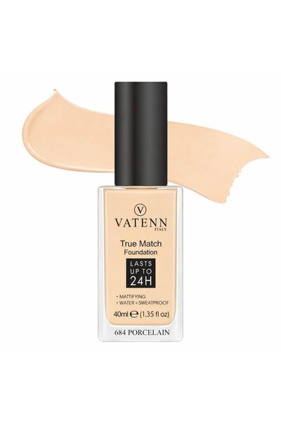 VATENN ITALY True Match Foundation 684 Porcelain