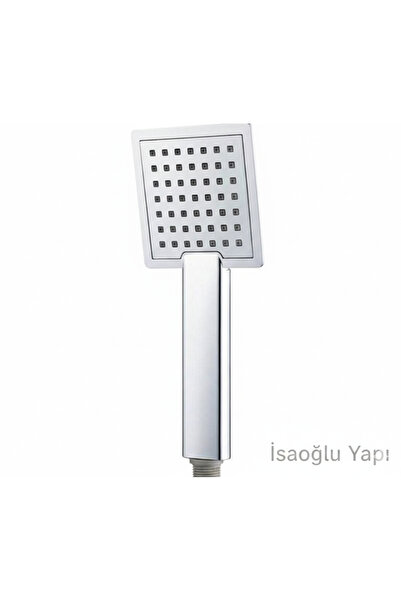 İSAOĞLU YAPI Krom Kare El Duşu Bütün Duş Setlerine Uygun Yedek Parça Parlak K...