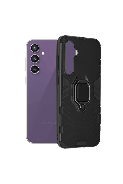 Techsuit Θήκη σιλικόνης Samsung Galaxy S23 FE, μαύρη