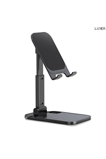 LUXER Universal Foldable Phone and Tablet Holder, Adjustable Height and Angle...