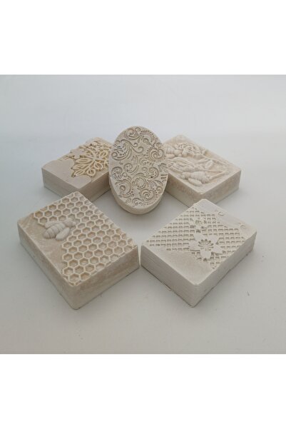 CNT NATURALS Homemade Pure Olive Oil Nettle Extract Soap 5 Pieces