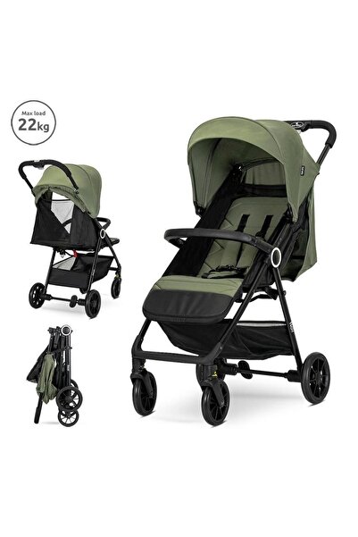 LORELLİ Carucior pentru nou-nascut Noir, sistem de pliere cu o singura mana, ...