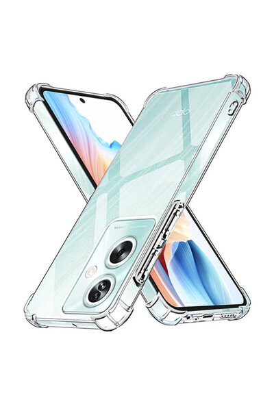 Techsuit Carcasă din silicon transparentă rezistentă la șocuri pentru Oppo A7...