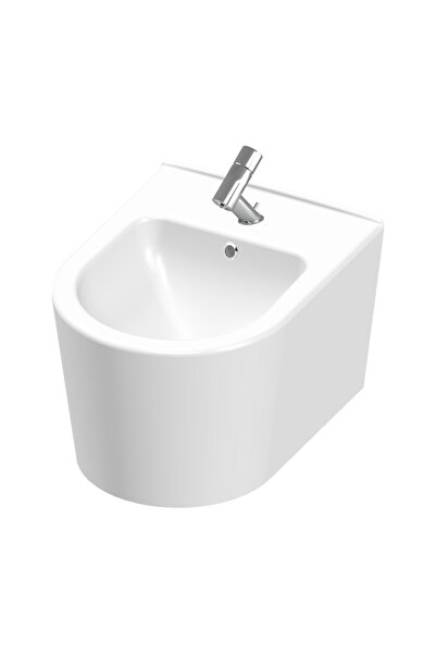 CELESTA Bideu Vista suspendat, 50x35 cm, ceramică albă mată