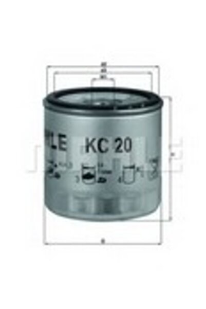 Mahle Original Filtru de combustibil KC 20