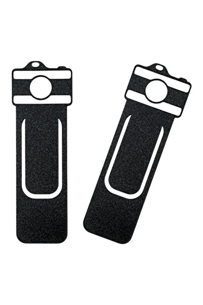 OEM Set of 2 Bookmarks, Camera Design, Black