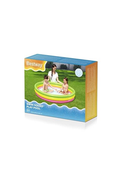 BESTWAY مسبح الأطفال الملون 1.52 م × 30 سم – Swim Squad Play Pool