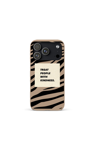 KaffCase iPhone 17 Pro Max Treat People Zebra Pattern Premium Silicone Phone ...