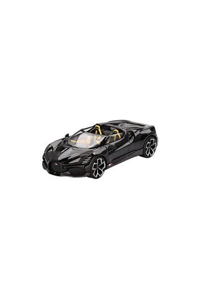 mini gt Macheta auto Bugatti W16 Mistral Black 2024 1:64 (MGT01058-L)