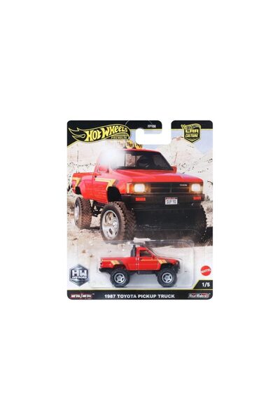 HOT WHEELS Toyota Pick-Up Truck 1987 Off Road Red 1:64 Hotwheels Model Car