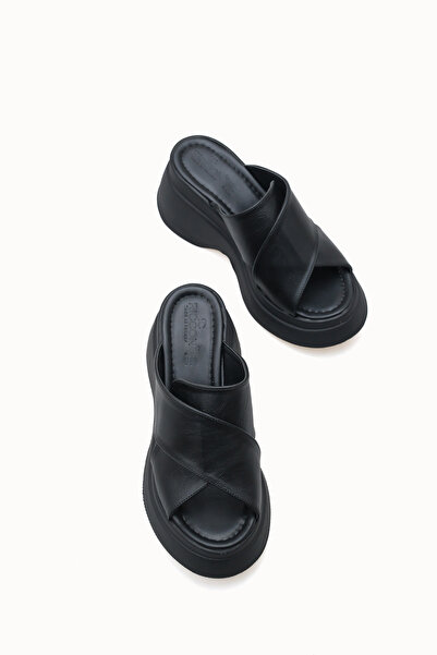 Riccon Γυναικείες Παντόφλες 0012914 Μαύρες