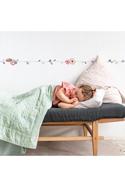 PETIT-ATELlER Petit Atelier Floral Wall Border Stickers Watercolor Garland De...