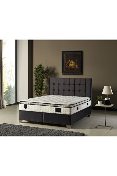 Yatakcım Luvita Ultra Full Ortopedik Pedli Tavşan Tüyü Yatak (Antrasit)