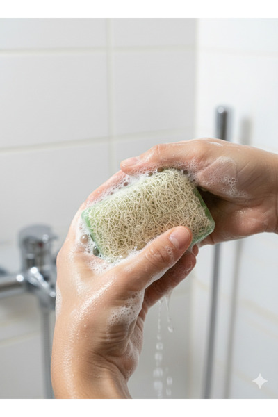 KÖK KOZMETİK Aloe Vera Doğal Kabak Lifli Sabun